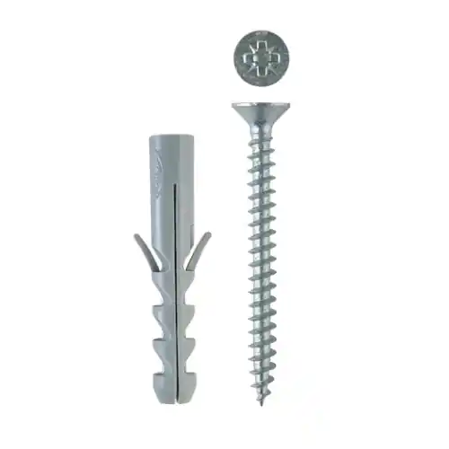 Betaalbaar 25 pz Fischer tasselli con vite S10V nylon tassello per mattone calcestruzzo