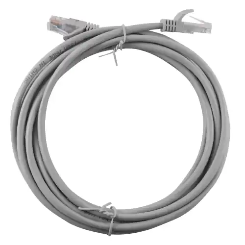 3 mt cavo LAN UTP cat 5 grigio connettore RJ45 connessione rete internet Speciale Aanbieding