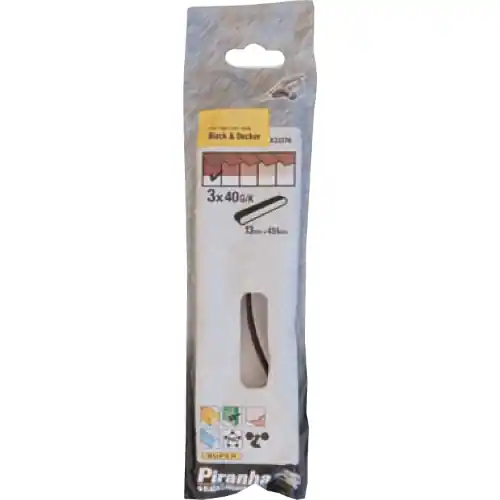Beperkt Aanbod 3 nastri al corindone grana 60 mm 13x451 piranha X33311 per lime elettriche