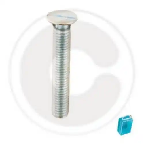 Premium 30 viti a metallo testa piana Ø 3x30 mm vite con dadi acciaio zincato