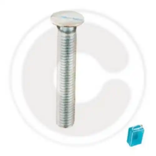 30 viti a metallo testa piana Ø 4x20 mm vite con dadi acciaio zincato Dagaanbieding