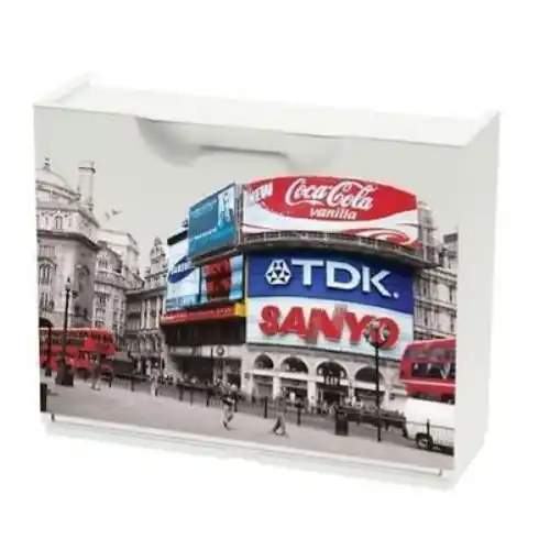 Uitverkoop 4 moduli scarpiera componibile in resina mod London cm 51x17x40 h