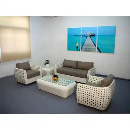 4 pz salotto salottino mod Amalfi con cuscini arredo esterno giardino piscina Bestseller