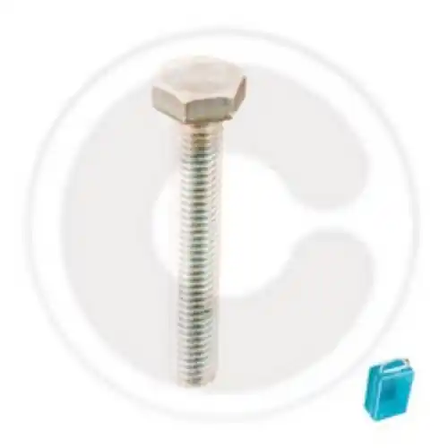 Voordeelprijs 4 viti a metallo testa esagonale Ø 12x60 mm vite con dadi acciaio zincato