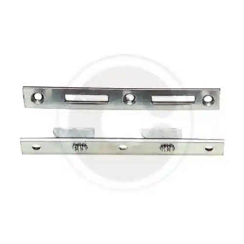 40 pz ferratura da letto ferri per letti a 2 ganci in acciaio lucido 12 cm Direct Beschikbaar