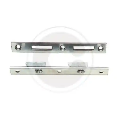 40 pz ferratura da letto ferri per letti a 2 ganci in acciaio lucido 14 cm Must-Have