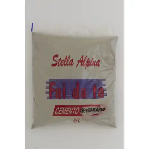 Voordeelprijs 5 kg di cemento refrattario a presa rapida per lavori muratura calce bianco
