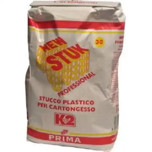 Populair 5 kg stucco plastico per cartongesso K2 in polvere bianca per uso interno