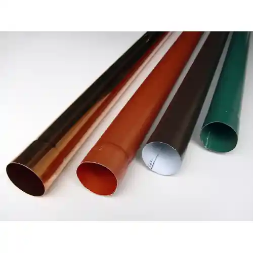 5 Tubi barre pluviali tondo in acciaio preverniciato tdm Ø 100 mm x 4 mt Fabrieksprijs
