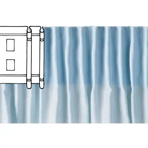 50 mt fettuccia automatica A280 bianco 80 mm tende tenda tendaggi Koop Vandaag