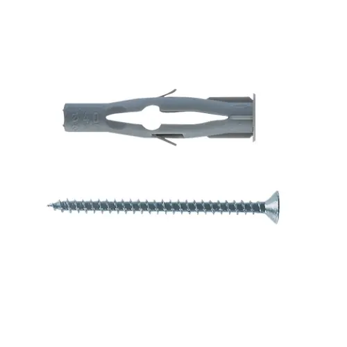 50 pz Fischer tasselli con vite FU 8x50V tassello nylon fissaggi leggeri Finale Uitverkoop
