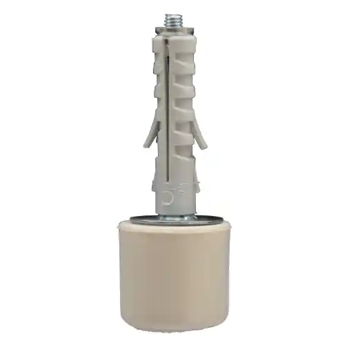 50 pz tassello Elematic ENP/FP9 con paracolpi in gomma Bianco Ø 9x40 mm Speciale Aanbieding