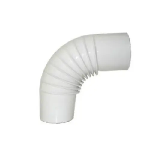 6 curve gomito 90° Ø 140 mm curva acciaio smaltato bianco stufe a legna Nu Kopen