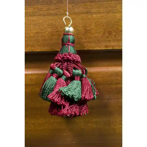6 pz fiocco cotone per tenda Shantou 9 cm verde bordeaux tende tendaggio Merkproduct