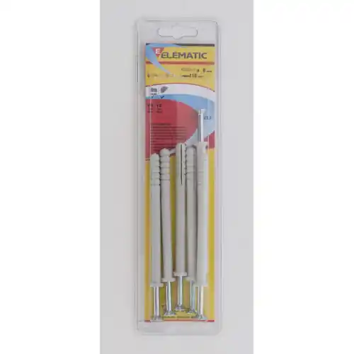 Goedkoop 6 pz tasselli UCX fischer e viti Elematic tassello ancorante + vite 8x100 mm