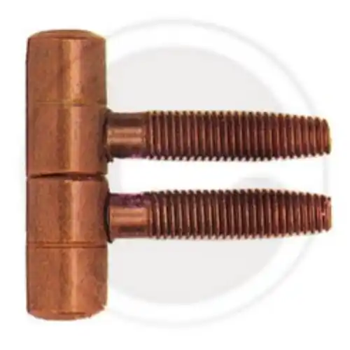 75 pz cerniera anuba acciaio ottonato Ø 11 mm cerniere per porte legno Korting