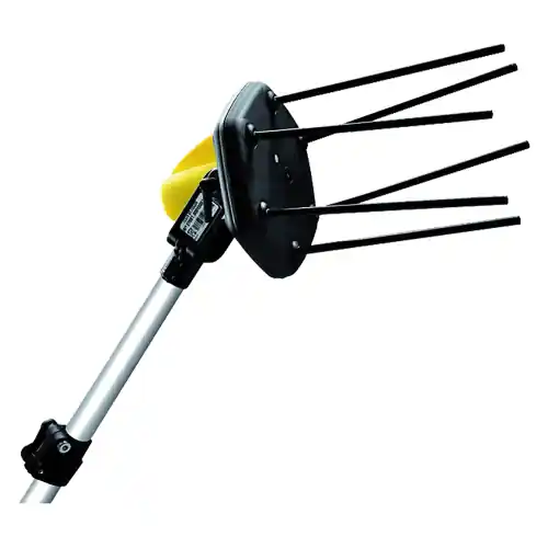 Dagaanbieding Abbacchiatore elettrico Giulivo Plus movimento conico astine inclinate rotanti per raccolta olive asta telescopica 2,4 > 3,1 mt motore 12V