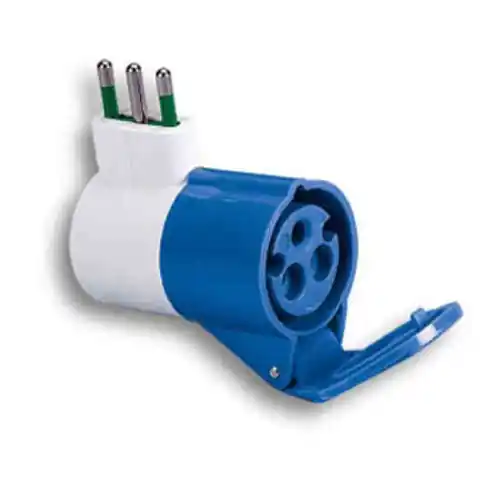 adattatore industriale spina 16A presa 16A 220V volante norme CEE Express Levering
