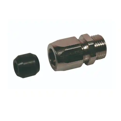Seizoensaanbieding Adattatore portagomma per flessibile gas FF inox estensibile adattabile sia per Gpl che per Metano