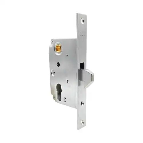 Bestel Nu AGB art B910 serratura a gancio fisso entrata 50 mm acciaio zincato