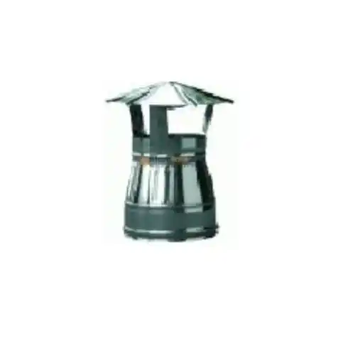Ala fumaiolo cappello doppia parete coibentato Ø 150 - 200 mm Ø 15 - 20 cm Beperkte Voorraad