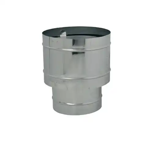 Dagaanbieding Ala fumaiolo comignolo a cappello antivento Quattro Venti Ø 140 mm Ø 14 cm in acciaio inox AISI 304 attacco M base tonda