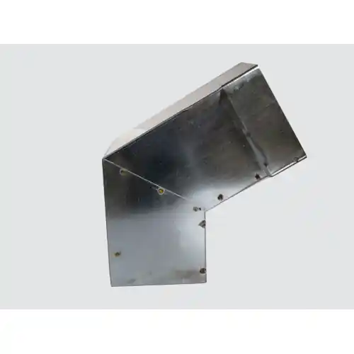 Actieprijs Ala gomito curva per canne fumarie in lamiera zincata 67° 250 x 250 mm