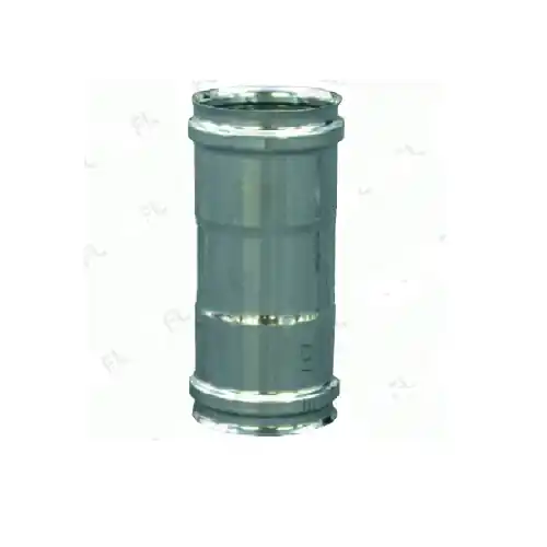 Ala manicotto raccordo attacco femmina femmina F/F Ø 12 cm 130 mm acciaio inox Beperkt Aanbod
