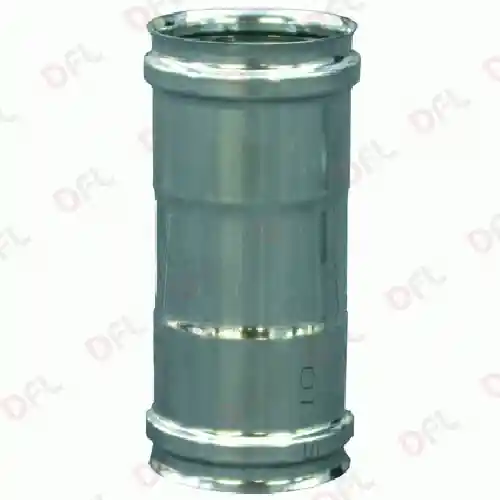 Laatste Versie Ala manicotto raccordo attacco femmina femmina F/F Ø 18 cm 180 mm acciaio inox