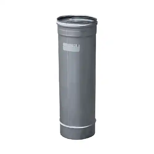 Ala tubo per canna fumaria in acciaio inox Ø 15 x h 50 cm accessori per stufe fornito senza guarnizioni Exclusieve Aanbieding