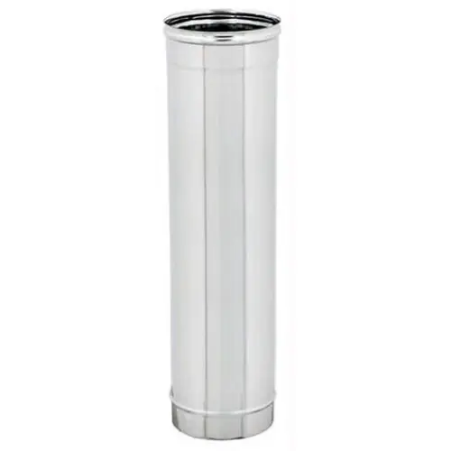 Op = Op Ala tubo per stufe in acciaio inox 50 cm 0,5 mt Ø 12 cm 120 mm per canna fumaria stufa camino