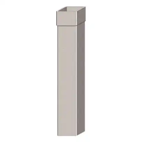 Ala tubo per stufe in lamiera zincata 100 cm 1 mt Ø 250 x 250 mm canna fumaria Koop Online