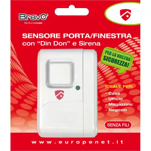 Beste Prijs allarme Din-don sensore per porte e finestre sirena a contatto magnetico