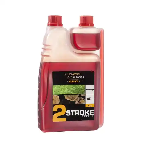 Superprijs Alpina-Castor 2T olio additivo per miscela 1 lt lubrificante per motori agricoli adatto anche con benzina senza piombo