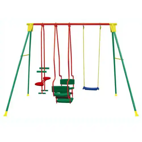 Beste Prijs Altalena Kiko 5 per bimbi bambini da 3 a 10 anni con cavallino e gondola da giardino