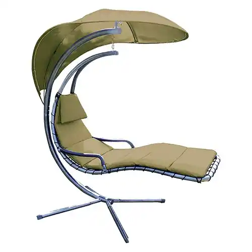 Beperkte Voorraad Amaca dondolo Swing in acciaio tessuto in poliestere portata massima 120 kg da giardino esterno