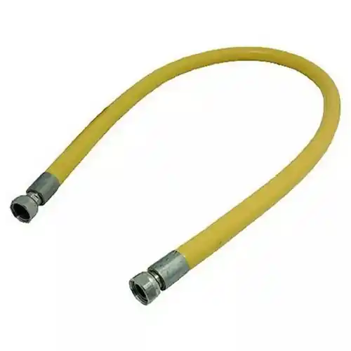 Amaflex Tubo per GPL/metano 1/2" FF m 2 in acciaio inox con guaina in PVC pressione max 0,5 bar (norma EN14800) Gratis Retour