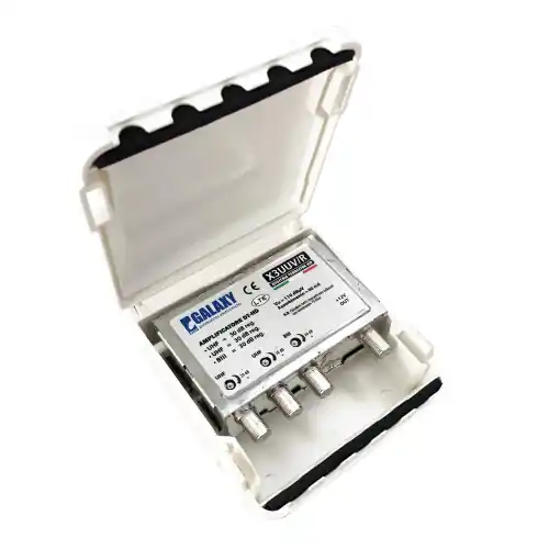 Koop Vandaag Amplificatore DT 5G 2 ingressi UHF uscita Guadagno 30 dB regolabile connessione a F