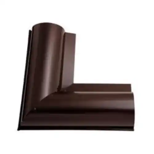 Angolo di gronda semitondo interno in acciaio verniciato tdm sviluppo 250 mm Fabrieksprijs