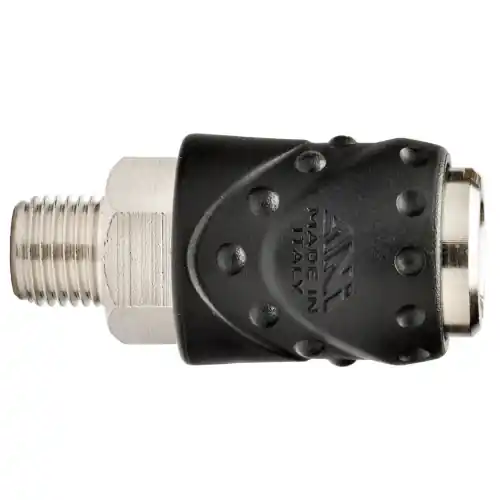 Ani 17A rubinetto rapido a sfere per aria compressa attacco M 1/4" Lage Prijs
