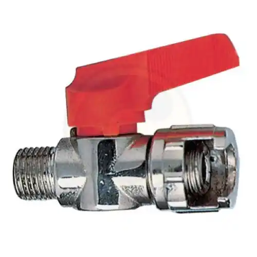 Ani Air11 rubinetto doppia tenuta aria compressa attacco 1/4"M Beperkt Aanbod