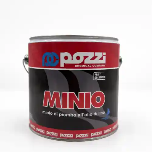 Antiruggine al minio di piombo e olio di lino cotto 2 lt per ferro legno barche professionale Nu Kopen