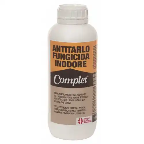 Antitarlo Complet 1 Lt fungicida inodore incolore per legno tarlo tarme protettivo Speciale Aanbieding