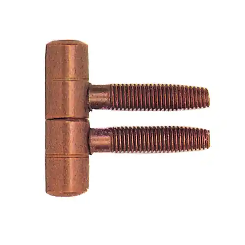 Anube acciaio bronzato Ø 16 mm 2 pz maschio + femmina cerniere per legno Premium