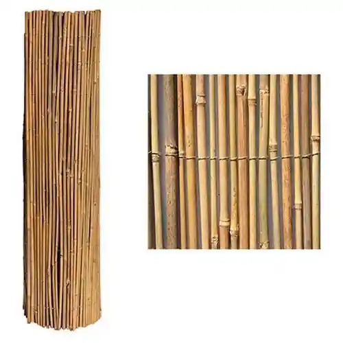 Arella filo esterno Mister frangivista in cannette di bamboo 2,5x3 mt legate con filo metallico sovrapposto da giardino esterno Meest Verkocht