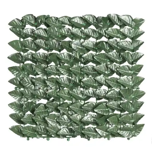 Shop Nu Arella sempreverde Lauro Botton cm 300x100 con supporto in polipropilene siepe artificiale da esterno giardino