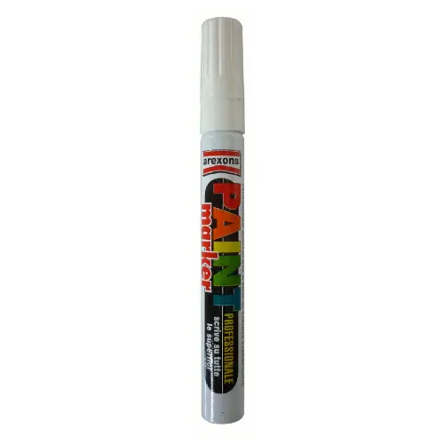Arexons pennarello professionale bianco a base di vernice permanente per tutte le superfici resistono agli agenti atmosferici Bestseller