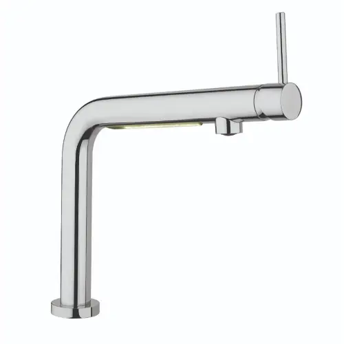 Argo Argentina Miscelatore monocomando lavello con luce led in ottone finitura cromo rubinetto per lavandino cucina Premium