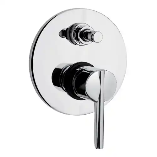 Argo Pin Miscelatore monocomando da incasso per doccia in ottone cromato con deviatore rubinetto bagno Seizoensaanbieding