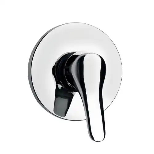 Argo Rubinetterie Derby miscelatore monocomando a incasso per doccia in ottone cromato cartuccia a dischi ceramici Ø 40 mm bassa Must-Have